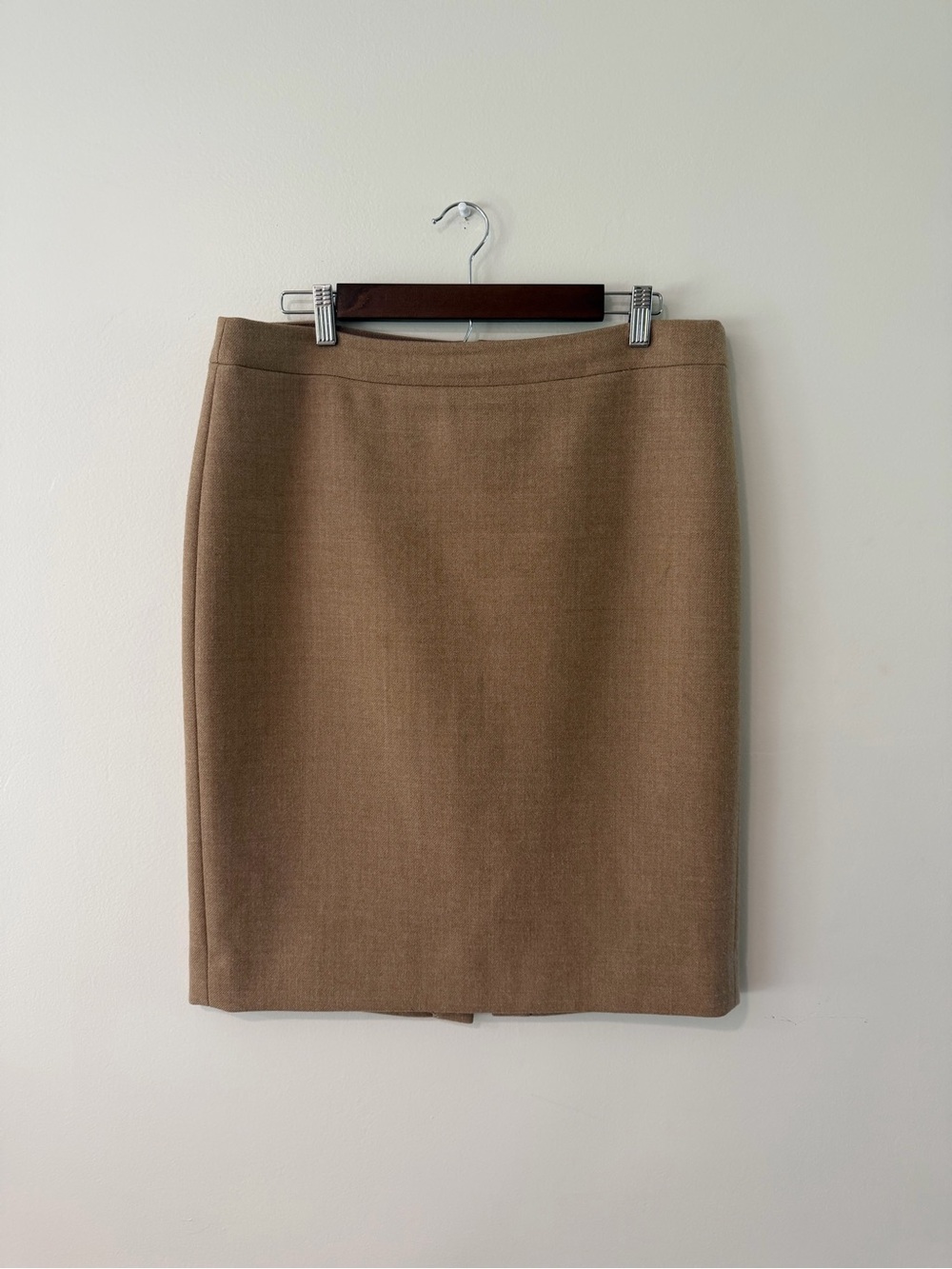 J. Crew 100% Wool Classic No. 2 Pencil Old Money Quiet Luxury Preppy Skirt 12